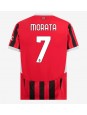 Moške Nogometnih dresov AC Milan Alvaro Morata #7 Domači 2024-25 Kratki rokavi